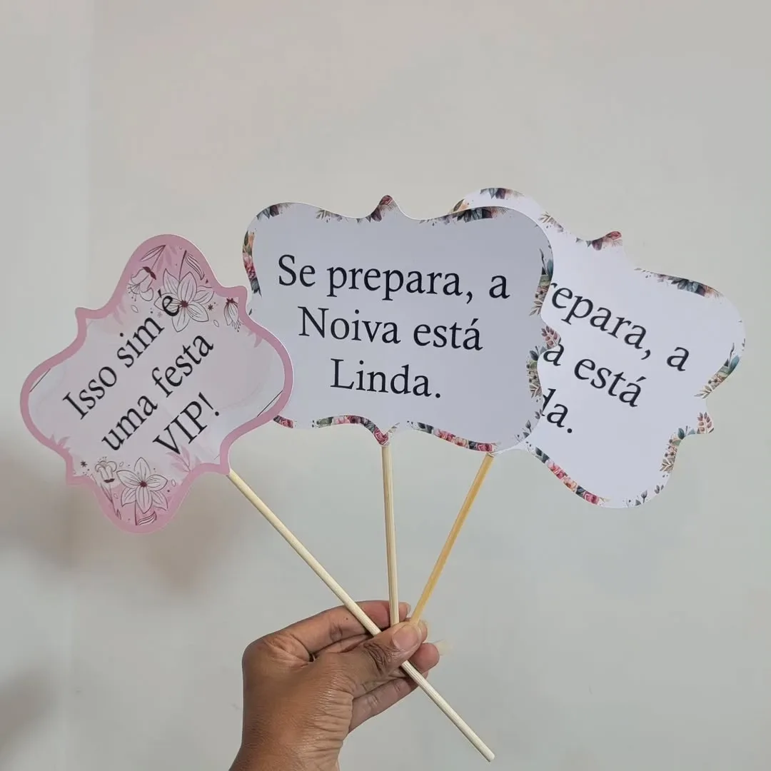 Plaquinhas Divertidas de daminhos