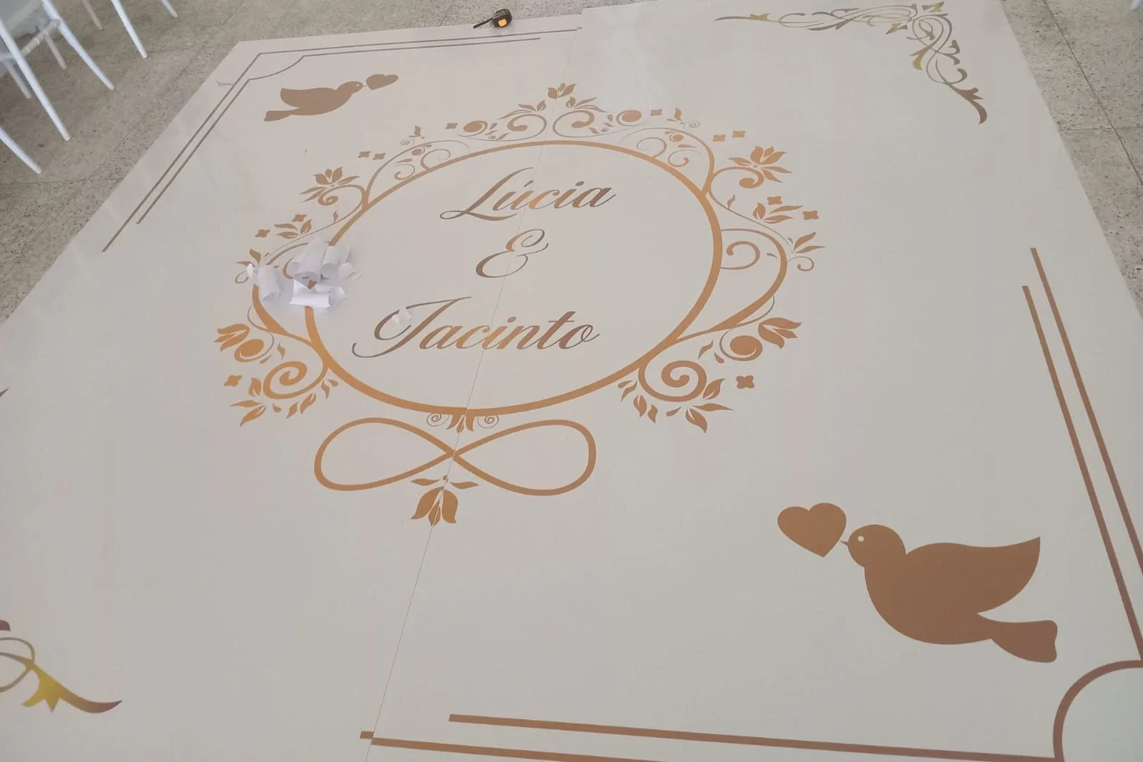 Pista de Dança Personalizada para Casamento