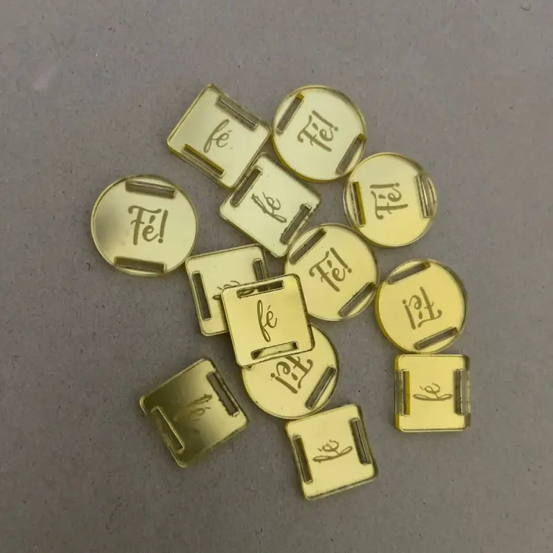 Passador de Elástico em Acrílico Espelhado 1
