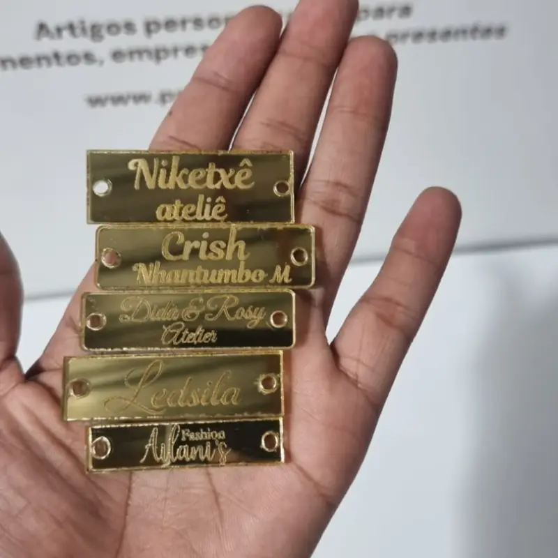 Etiqueta Acrílica para Costura 3