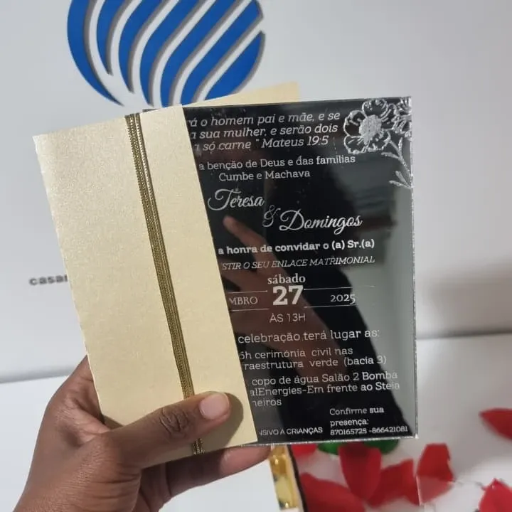 Convite de Casamento Box Luxo