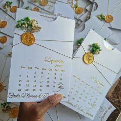 Convite Casamento Interativo em Acetato 3