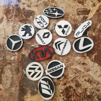 Chaveiros Automotivos Personalizados em MDF 2