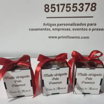 Lembrança Premium Vela Aromática em Box de MDF 2