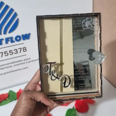 Convite de Casamento Box Luxo 2