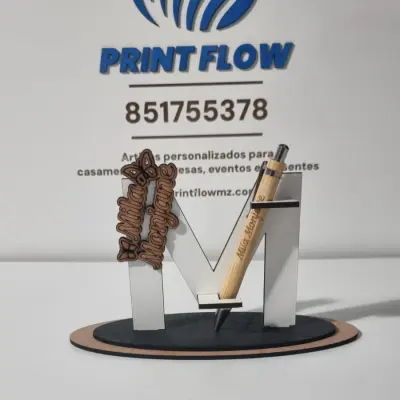 Porta-Canetas de Mesa Monograma
