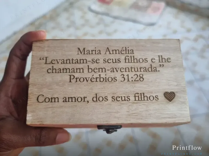 Caixa de madeira personalizada 2